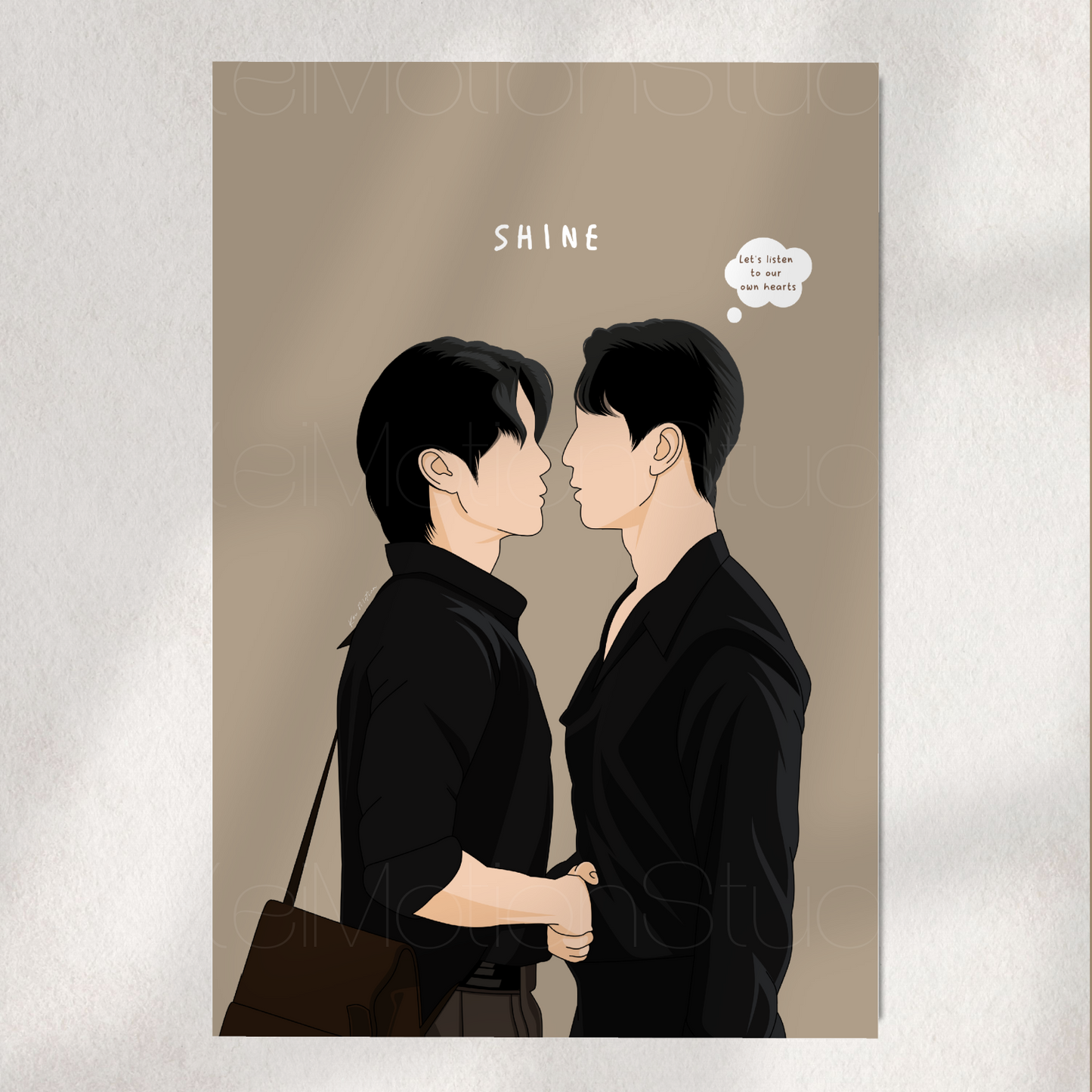 SHINE The Series - BL Fanart Print | Krailert x Naran | Thai BL Merch