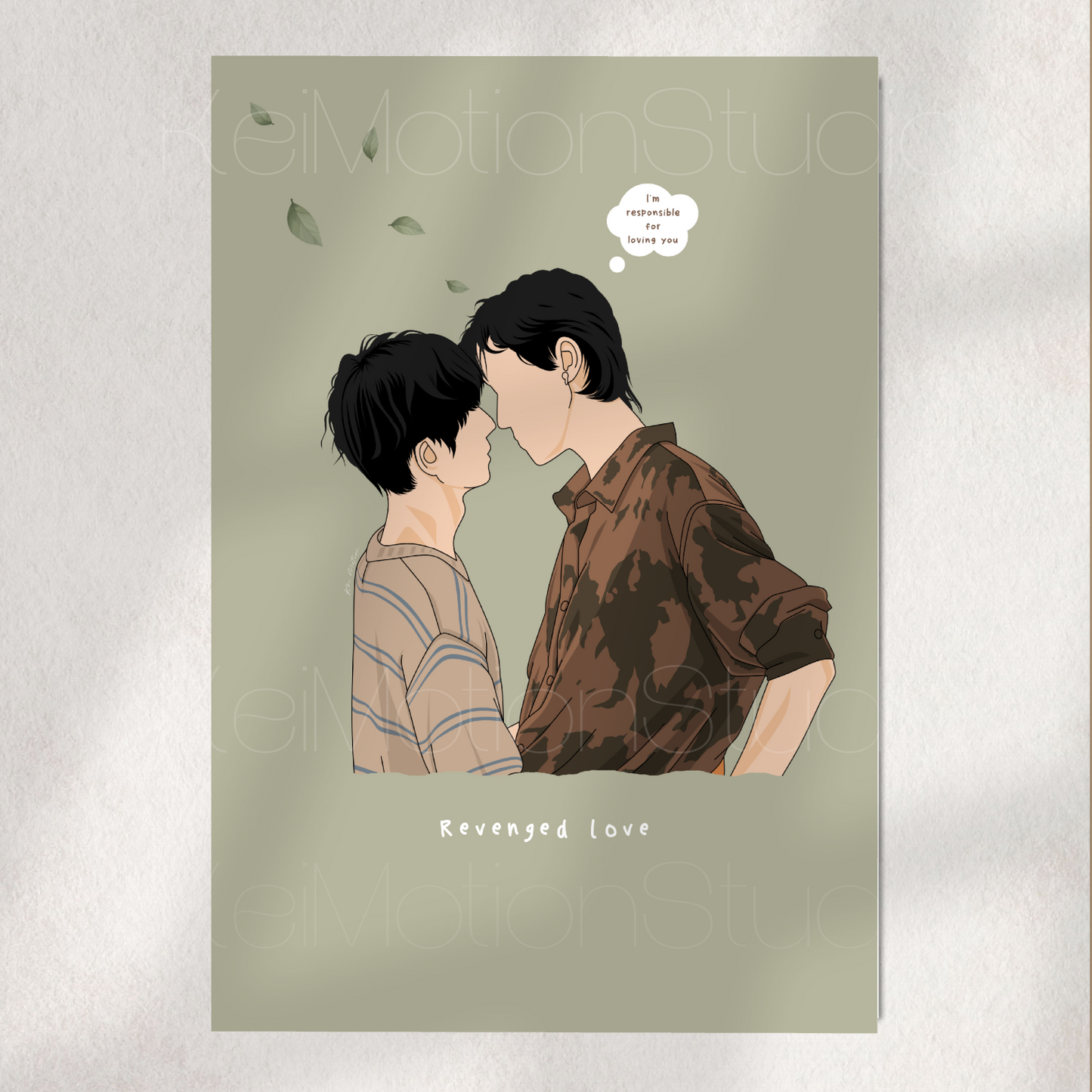 Revenged Love - Boys Love Fanart Print | Guo Cheng Yu x Xiao Shuai | Chinese BL Merch