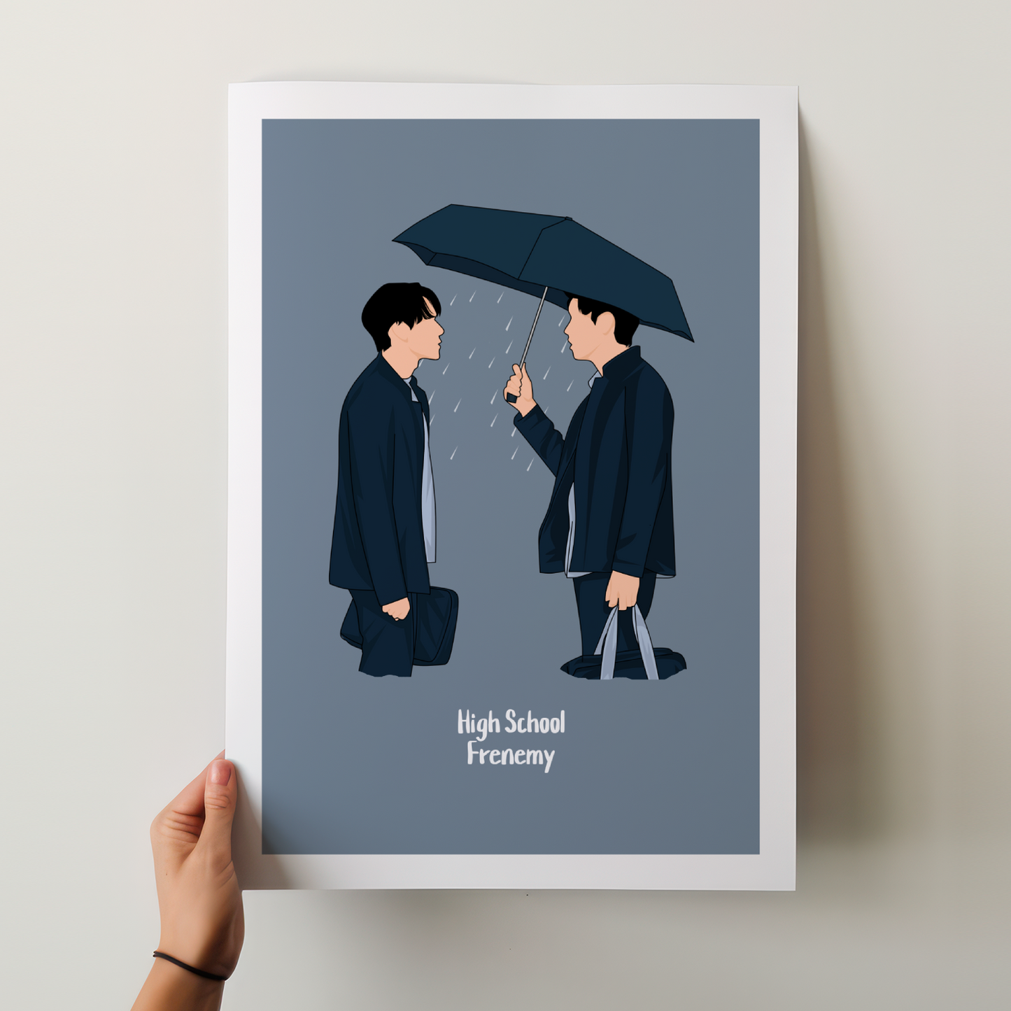 High School Frenemy - BL Fanart Print | Sky Nani | Thai bl merch