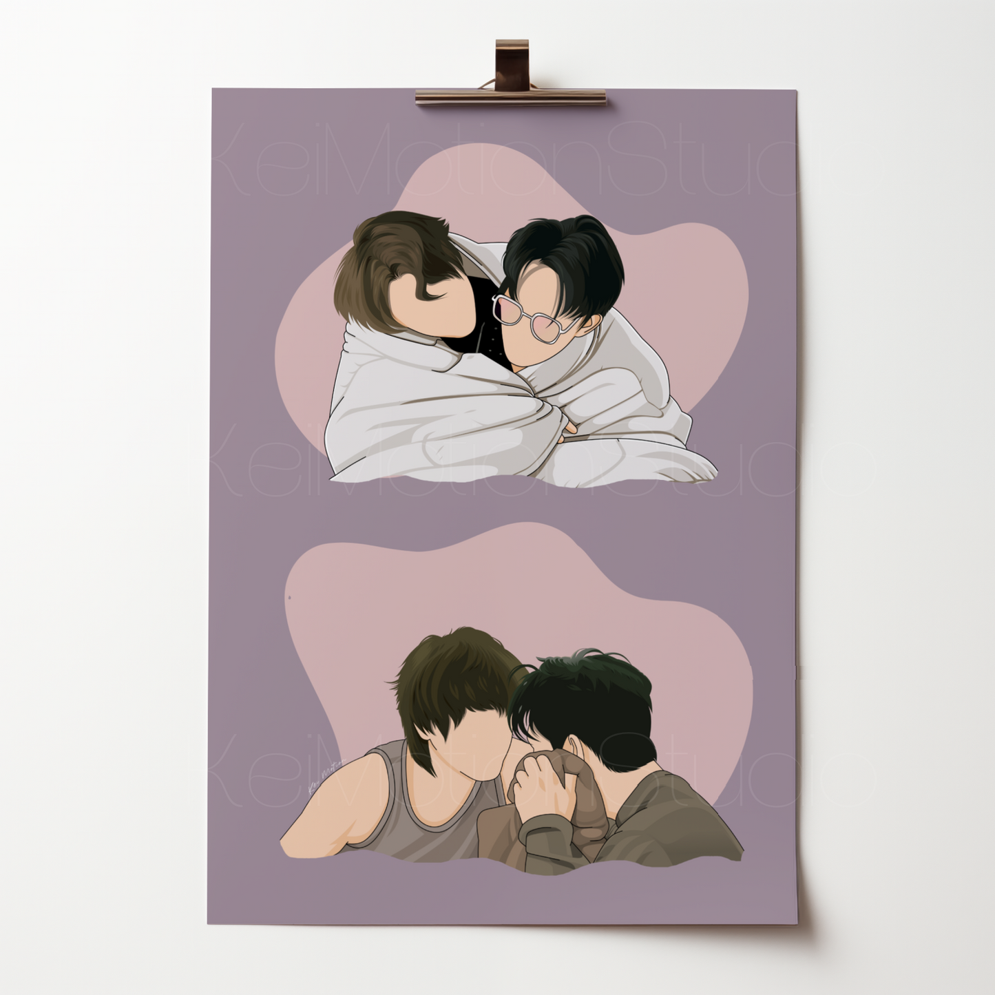 TOP FORM | SmartBoom x Jin Akin | Thai bl Fanart Print