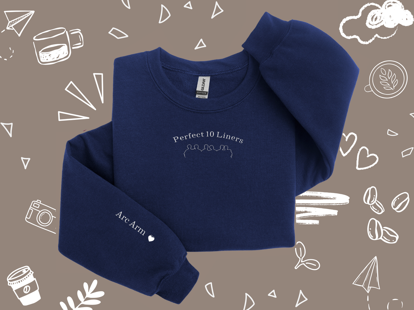 Perfect 10 Liners Inspired Embroidery BL Sweatshirt
