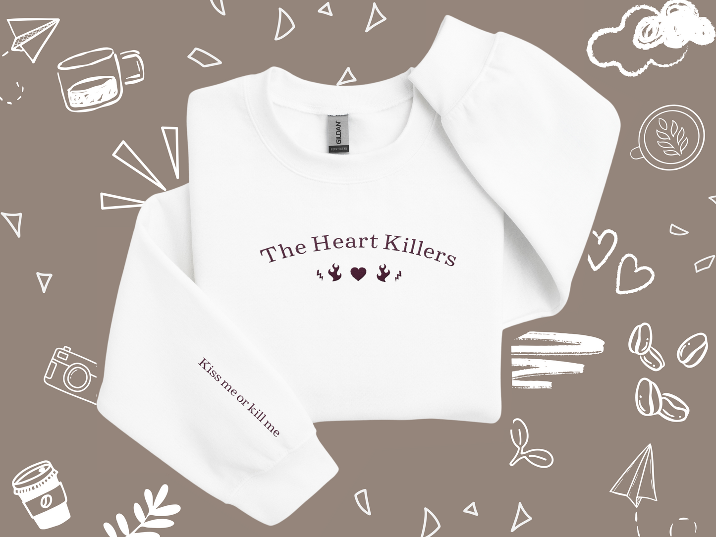 The Heart Killers Inspired Embroidery BL Sweatshirt
