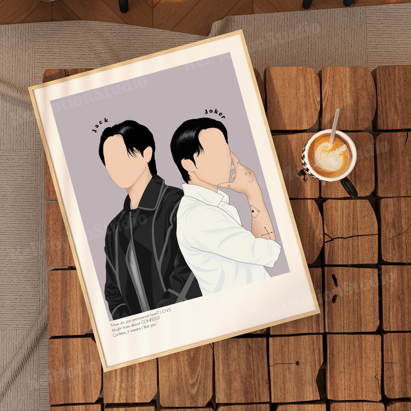 BL Fanart Poster – 'Jack & Joker: U Steal My Heart!' Print
