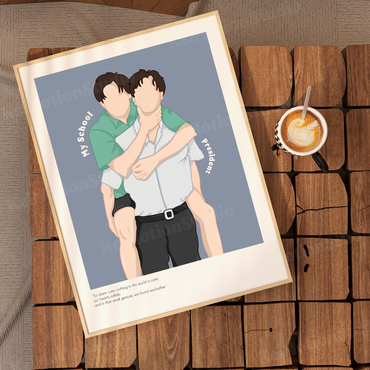 BL Fanart Poster – 'My School President' Print