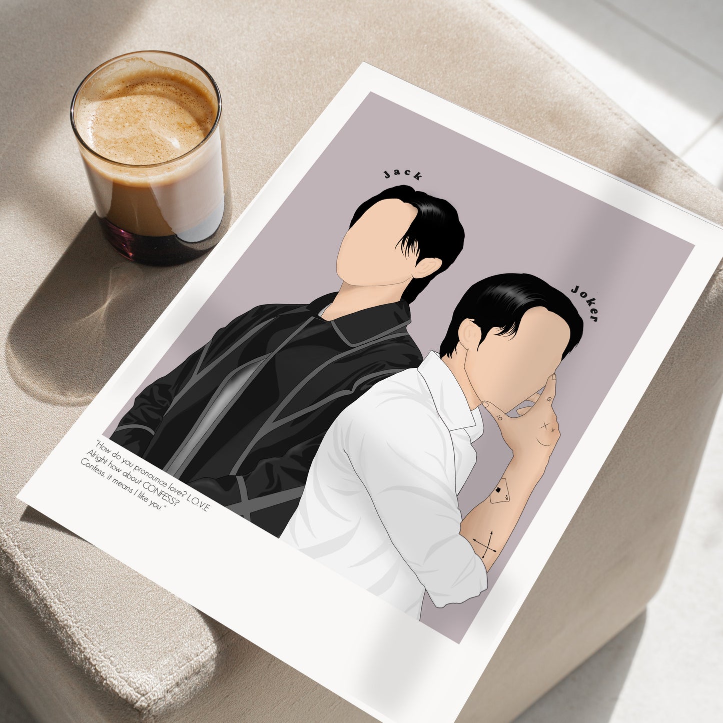 BL Fanart Poster – 'Jack & Joker: U Steal My Heart!' Print