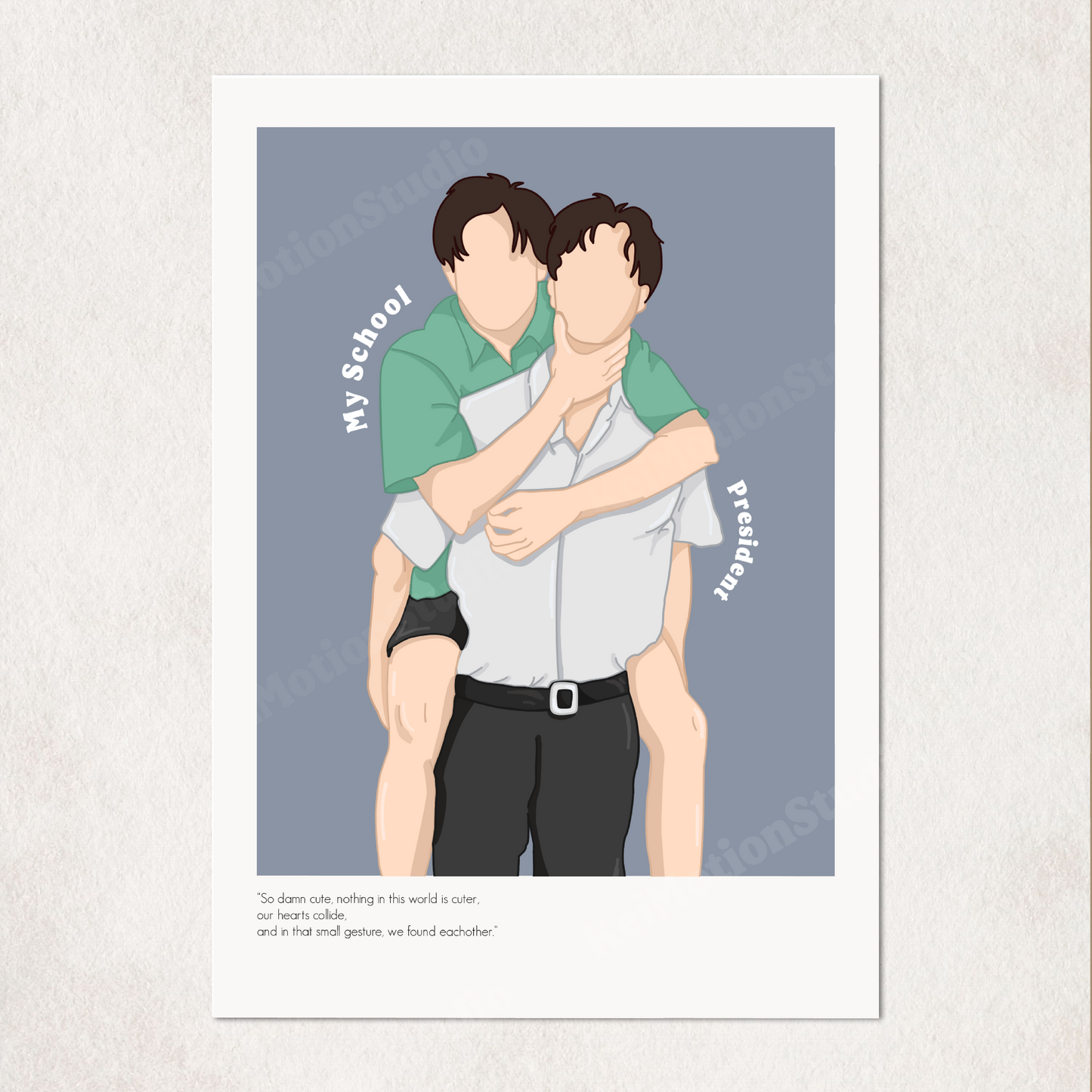 BL Fanart Poster – 'My School President' Print