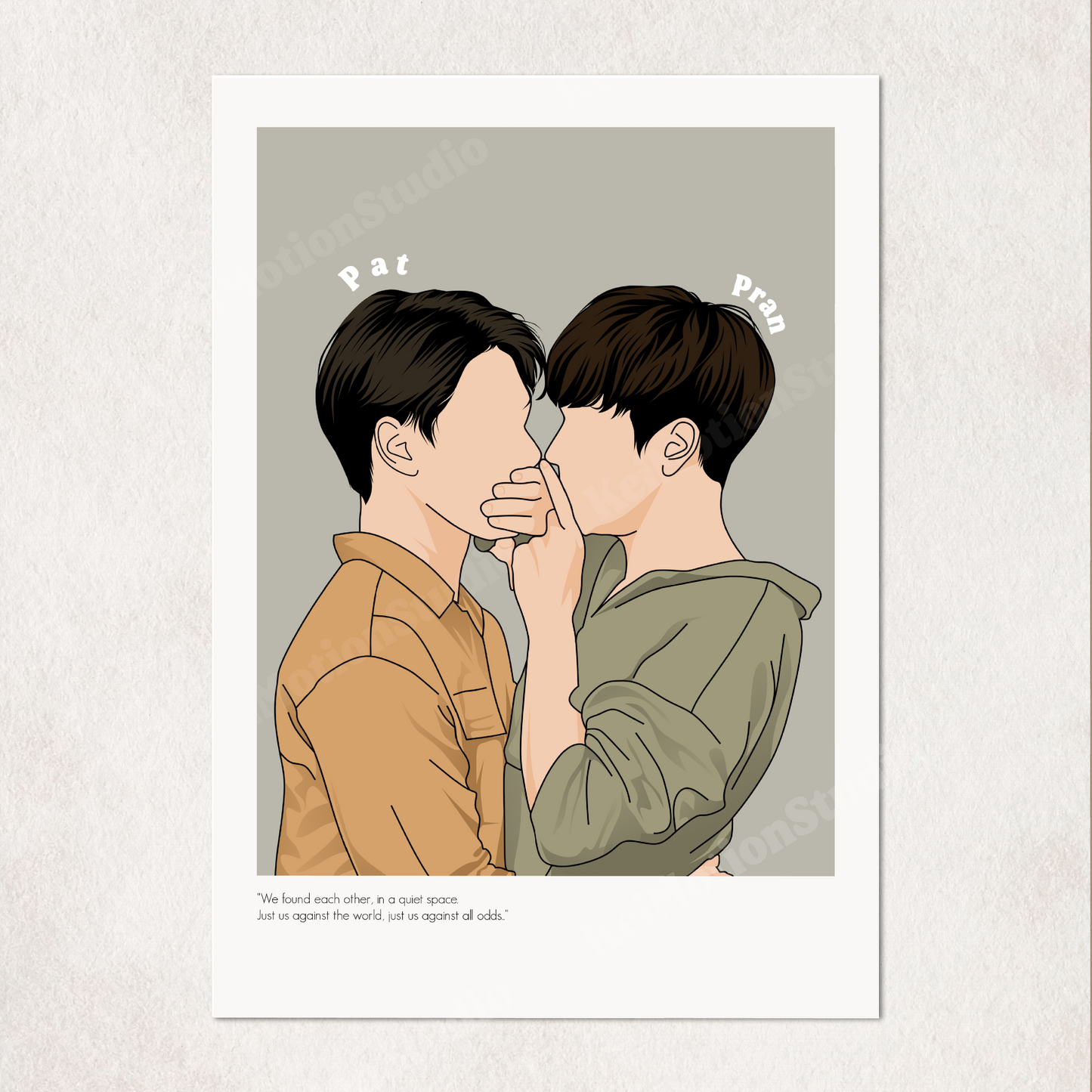 BL Fanart Poster – 'Bad Buddy series' Print