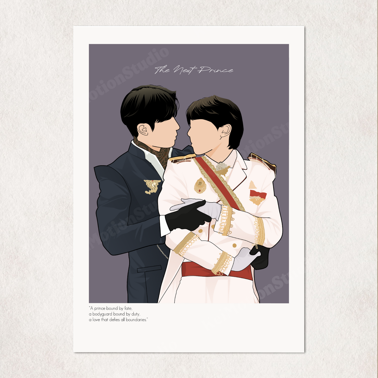BL Fanart Poster – 'The Next Prince' Print