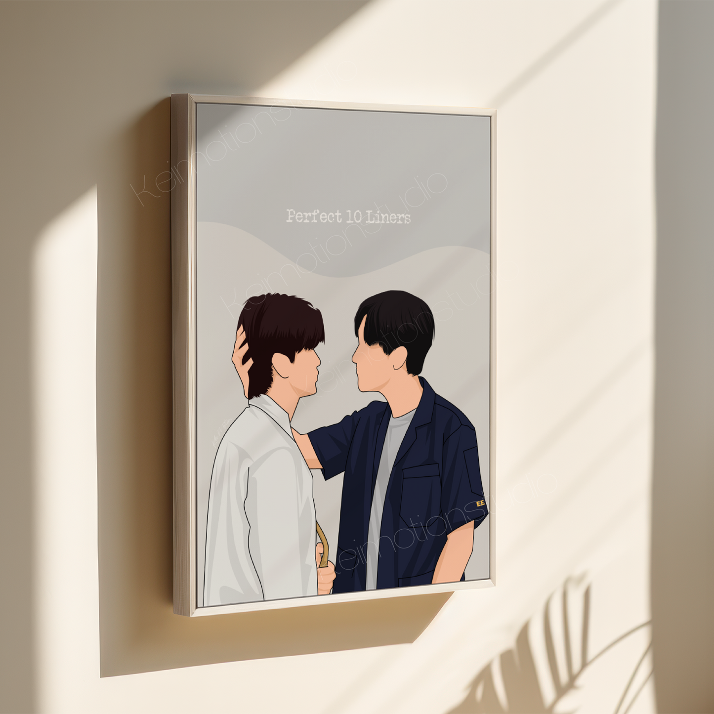 Perfect 10 Liners - BL Fanart Print | Junior Mark x Faifa Wine | Thai bl merch