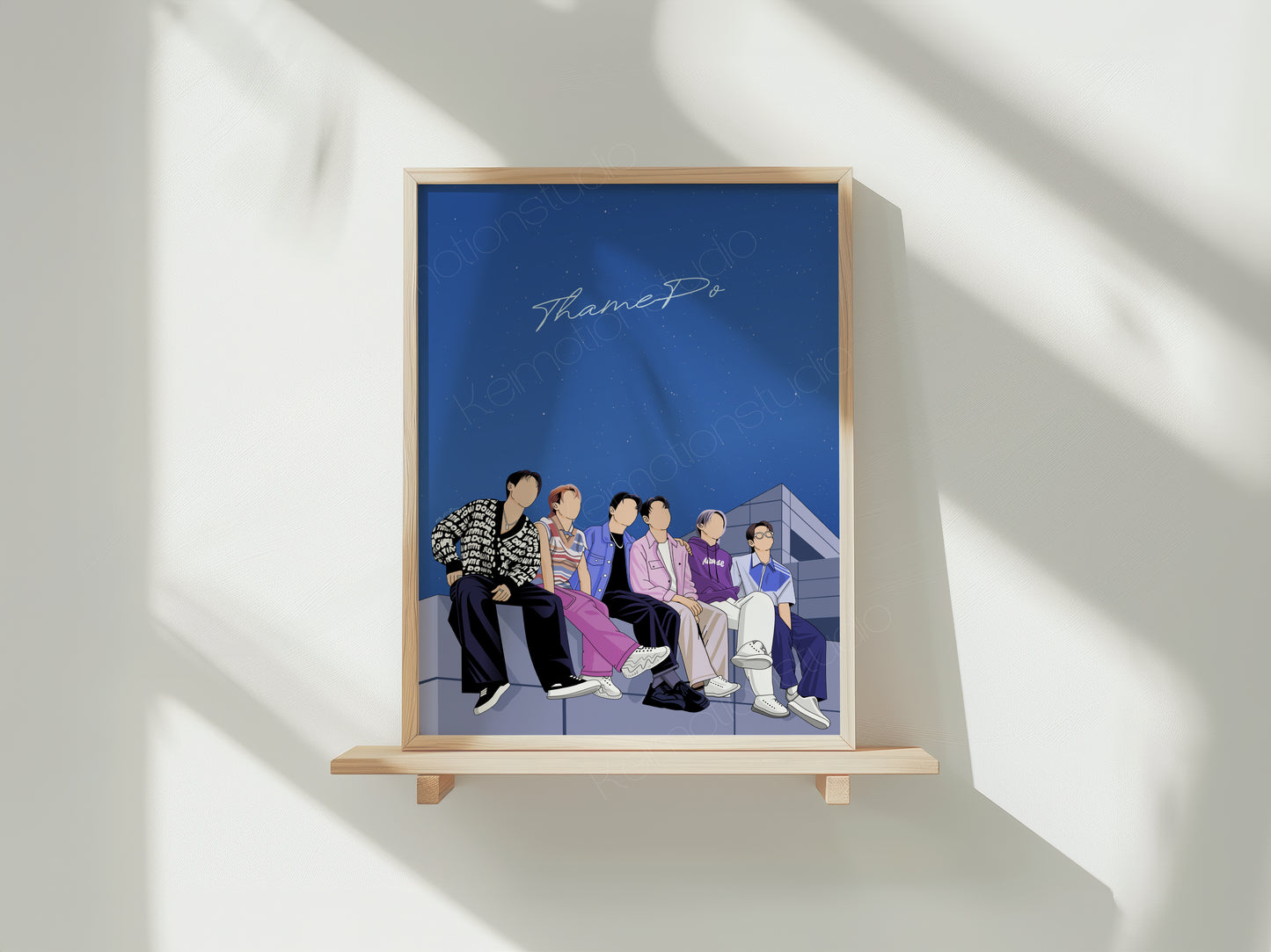 ThamePo - BL Fanart Print | William Est x LYKN | Thai bl merch