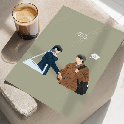 School Trip - jBL Fanart Print | Watarai Hioki | Japanese bl merch