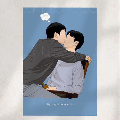 My Magic Prophecy - BL Fanart Print | JimmySea | Thai bl merch