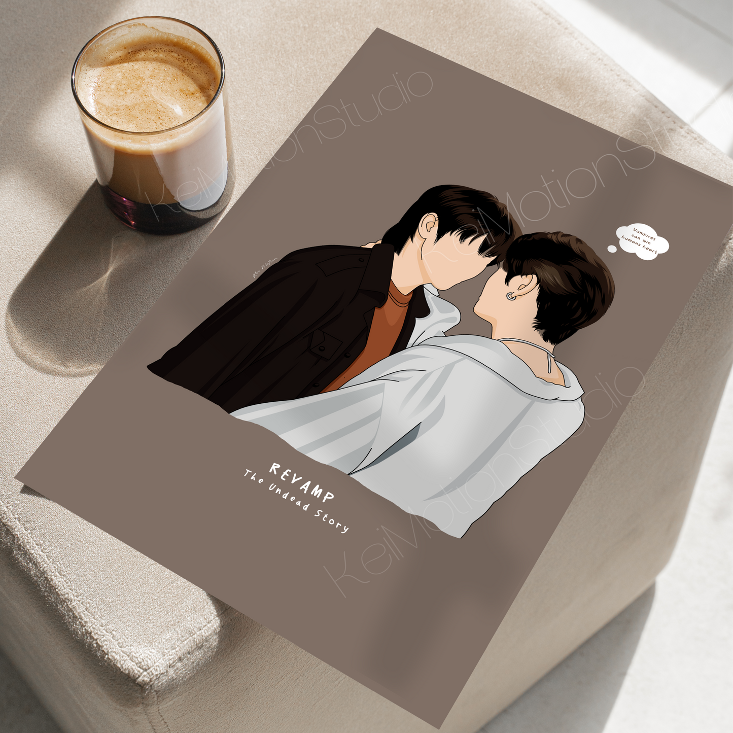 Revamp the Undead Story - BL Fanart Print |  Boun x Prem | Thai bl merch
