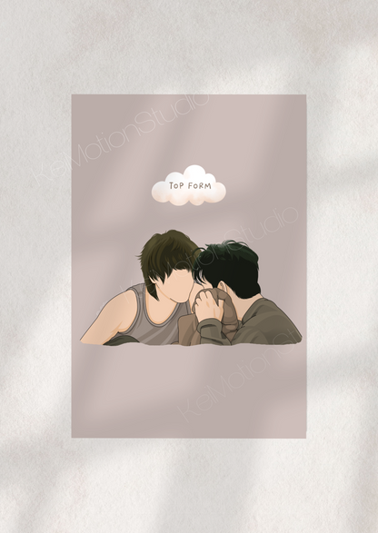 TOP FORM - BL Fanart Print | SmartBoom x Jin Akin | Thai bl merch