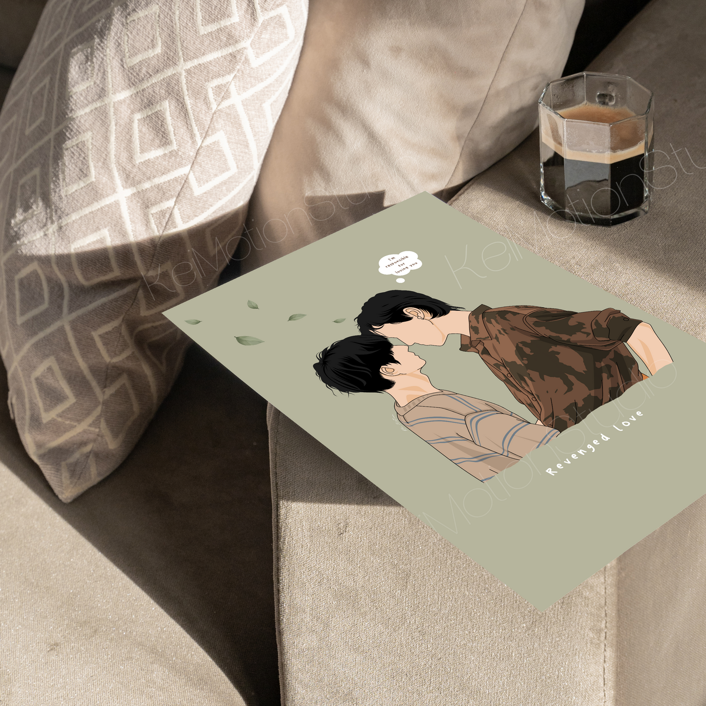 Revenged Love - Boys Love Fanart Print | Guo Cheng Yu x Xiao Shuai | Chinese BL Merch