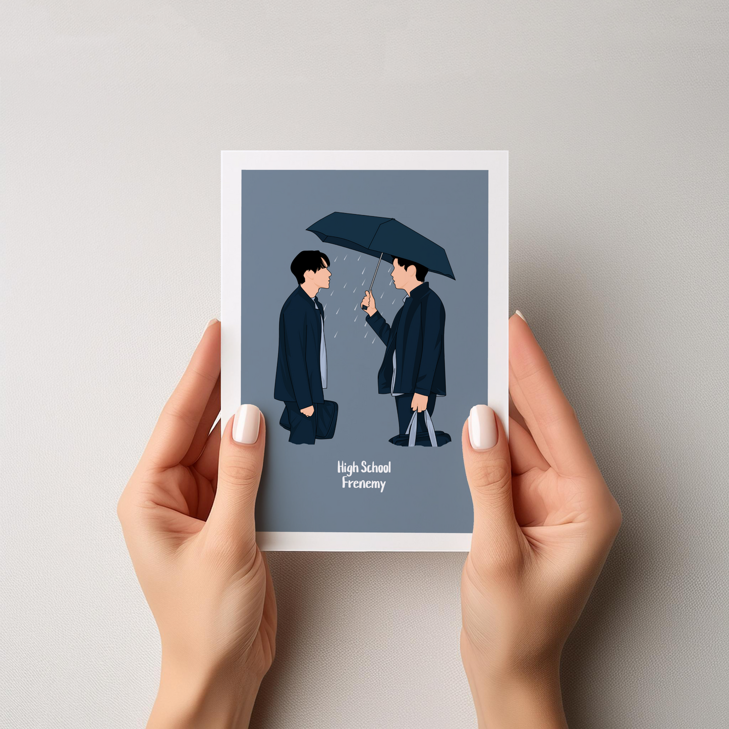 High School Frenemy - BL Fanart Print | Sky Nani | Thai bl merch