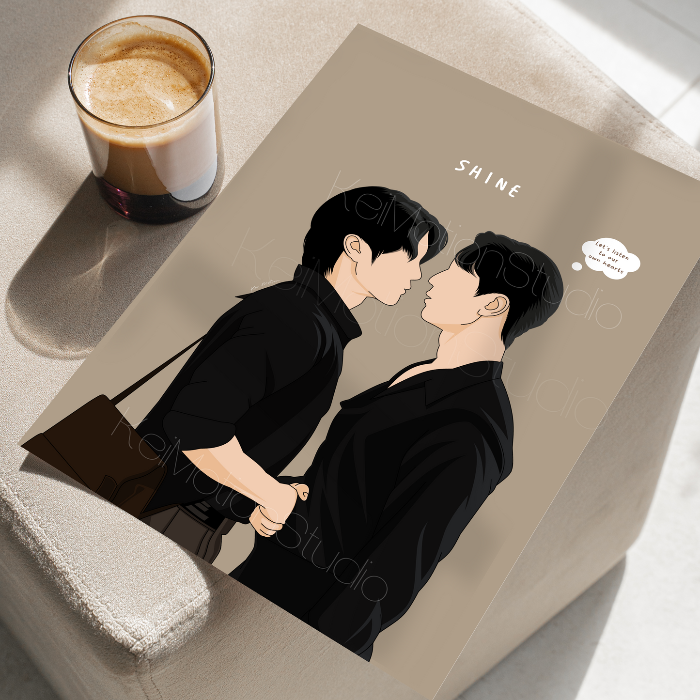 SHINE The Series - BL Fanart Print | Krailert x Naran | Thai BL Merch