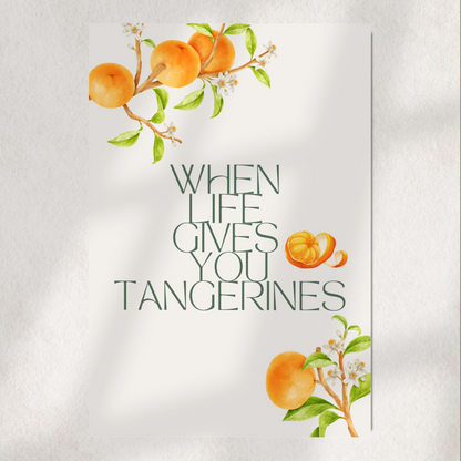 When life gives you tangerines | Kdrama Fan Art Prints