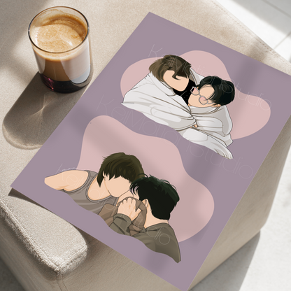 TOP FORM | SmartBoom x Jin Akin | Thai bl Fanart Print
