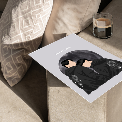 The Eclipse - BL Fanart Print | First Khaotung x Akk Ayan | Thai bl merch