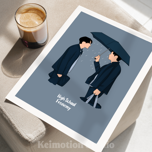 High School Frenemy - BL Fanart Print | Sky Nani | Thai bl merch