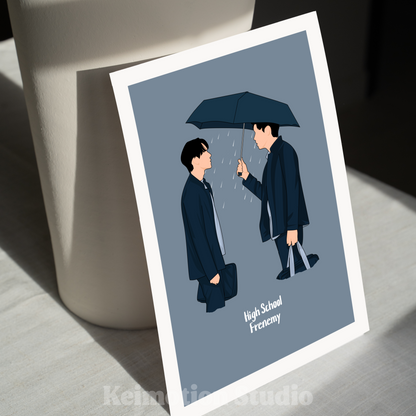 High School Frenemy - BL Fanart Print | Sky Nani | Thai bl merch