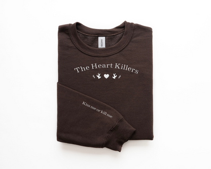 'The Heart Killers' Inspired Embroidery Sweatshirt