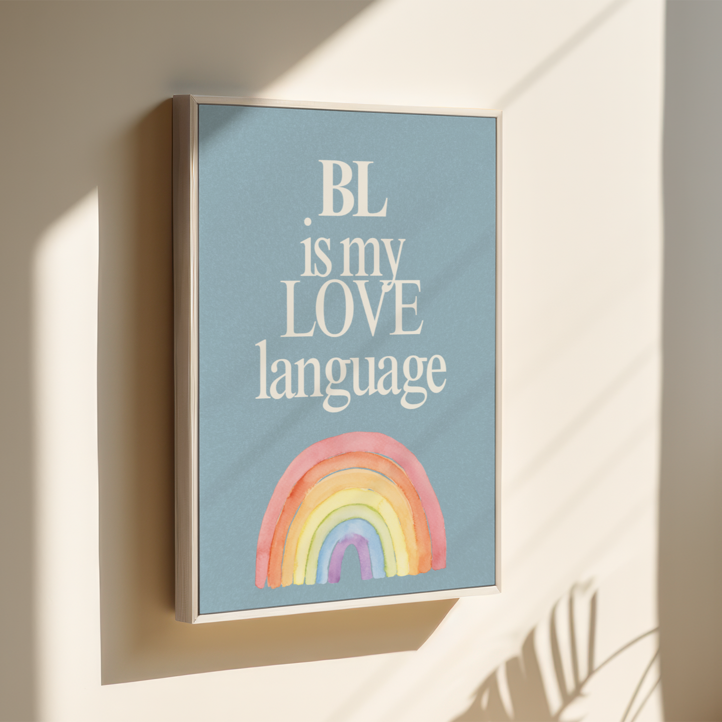 BL is my Love Language - Wall Art Print | bl merch