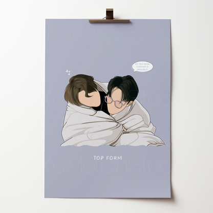 TOP FORM - BL Fanart Print | SmartBoom x Jin Akin | Thai bl merch