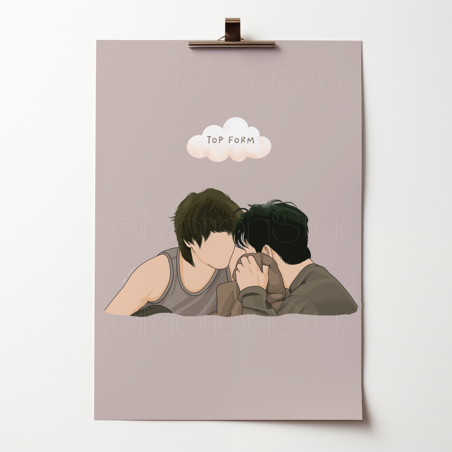 TOP FORM - BL Fanart Print | SmartBoom x Jin Akin | Thai bl merch