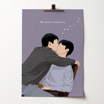 My Magic Prophecy - BL Fanart Print | JimmySea | Thai bl merch