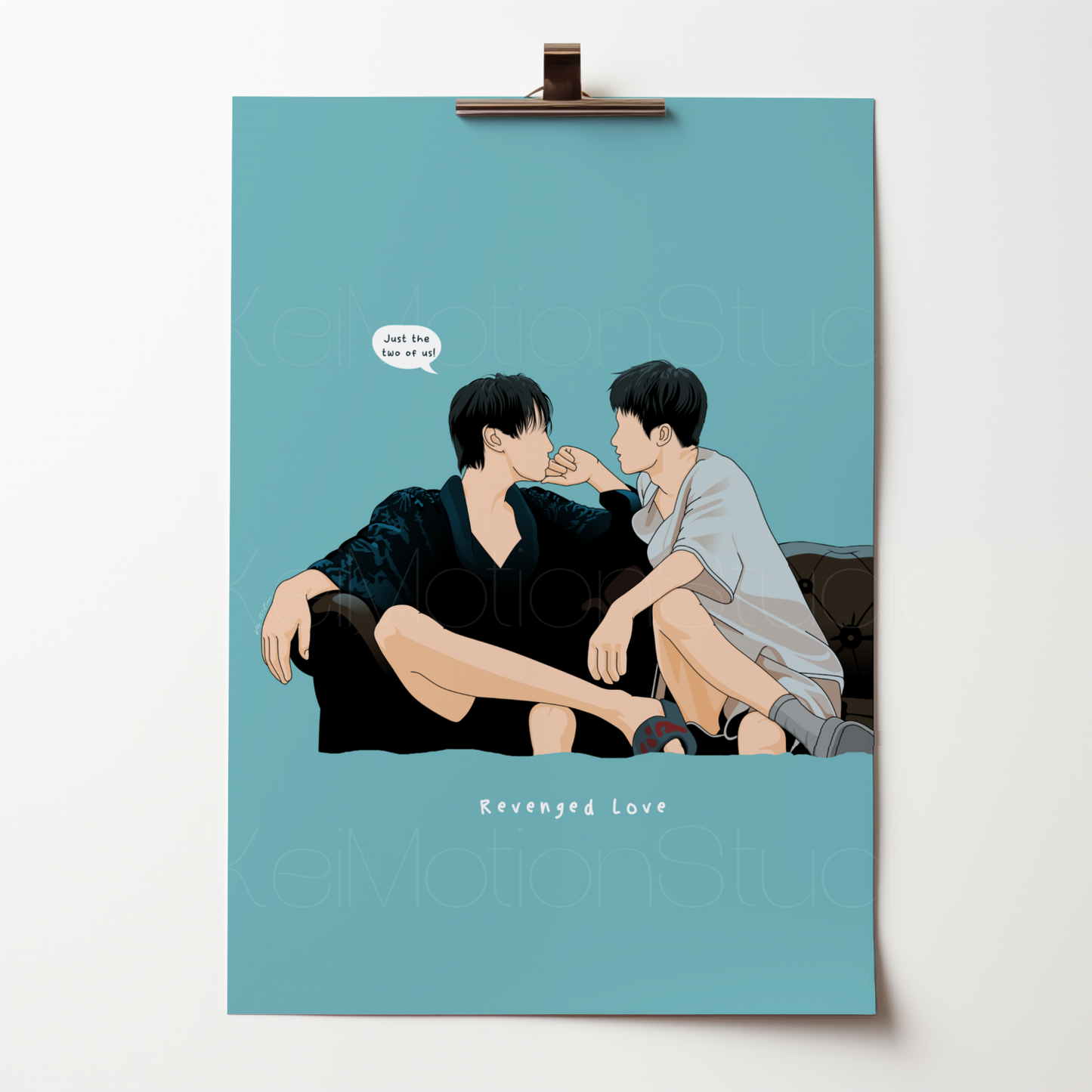 Revenged Love - Boys Love Fanart Print | Wu Suo Wei x Chi Cheng | Chinese BL Merch