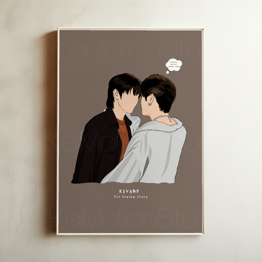 Revamp the Undead Story - BL Fanart Print |  Boun x Prem | Thai bl merch