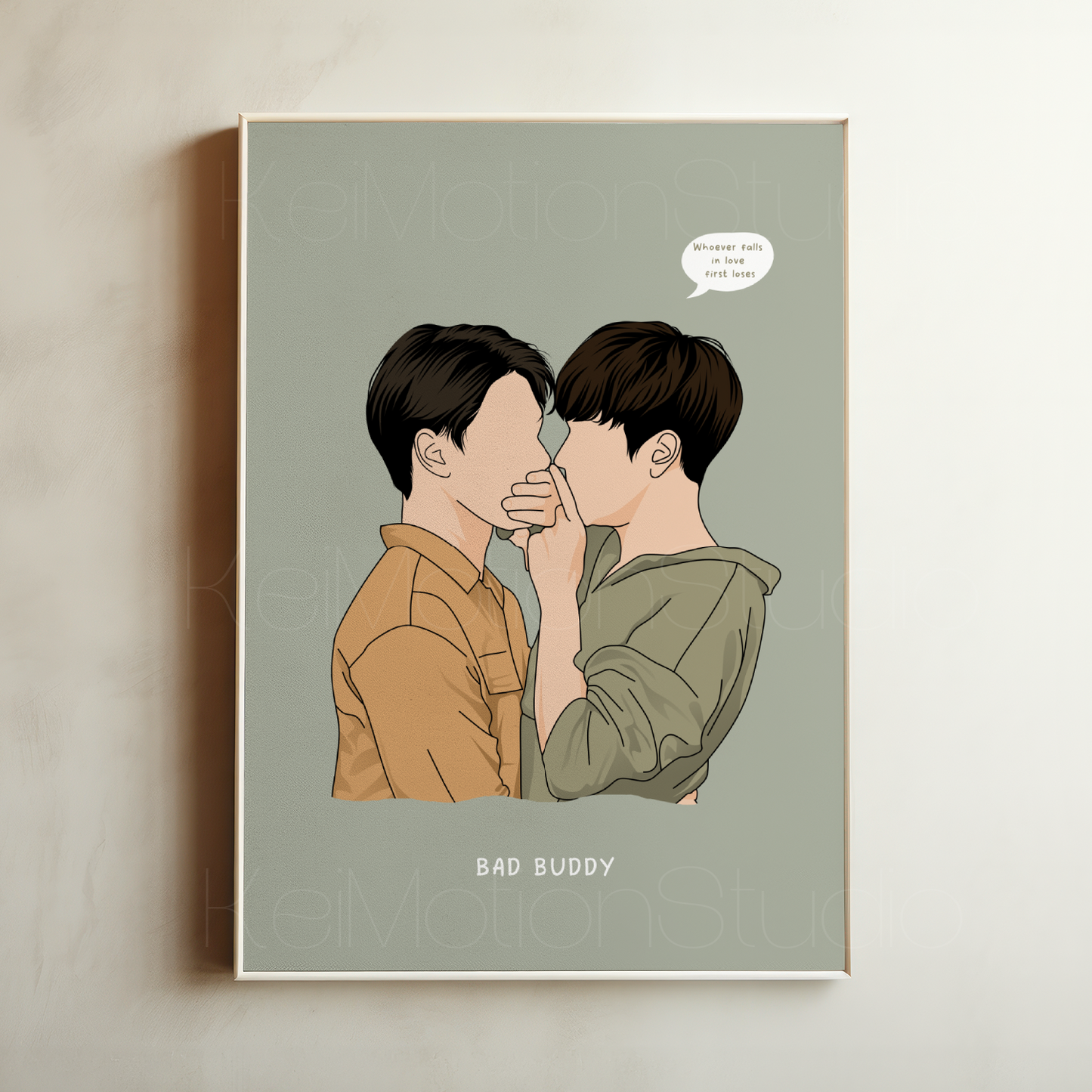Bad Buddy - BL Fanart Print | Ohm Nanon | Thai bl merch