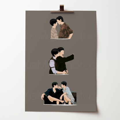 Revenged Love ABO Desire - Boys Love Fanart Print |  Chinese BL Merch