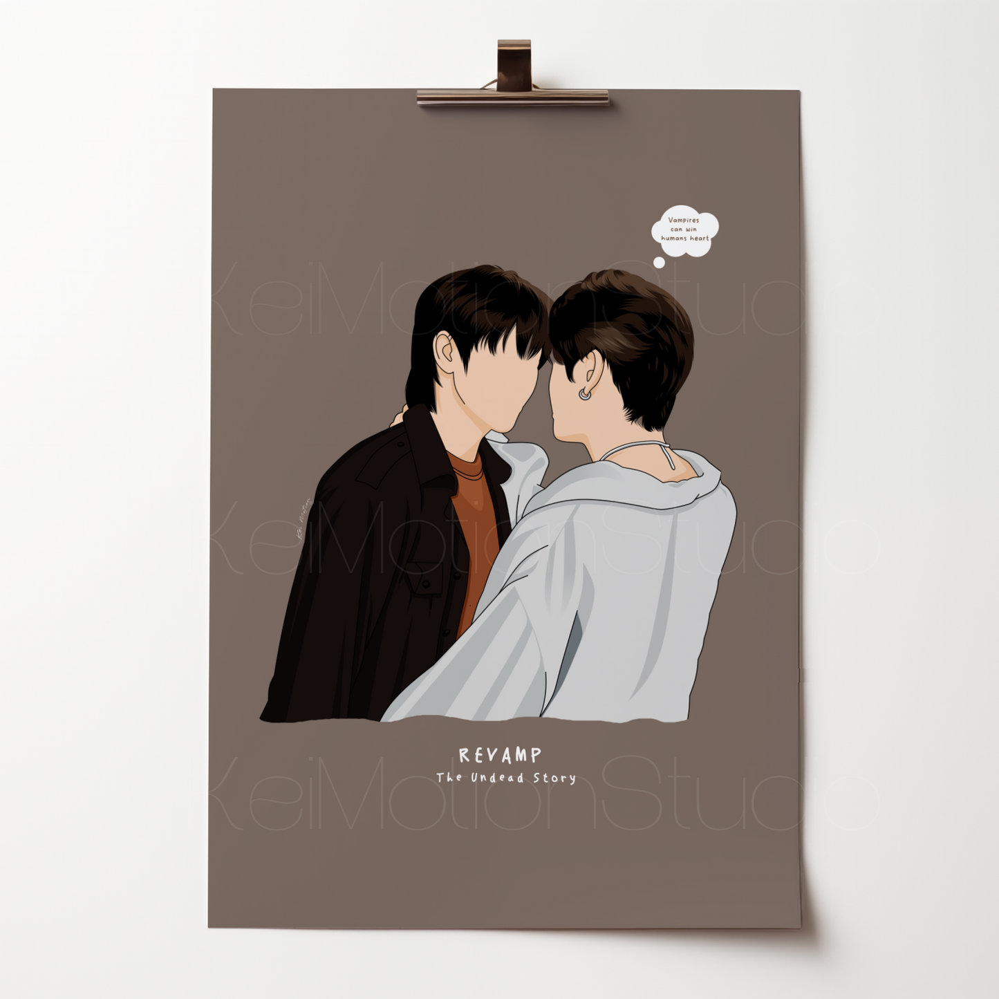 Revamp the Undead Story - BL Fanart Print |  Boun x Prem | Thai bl merch
