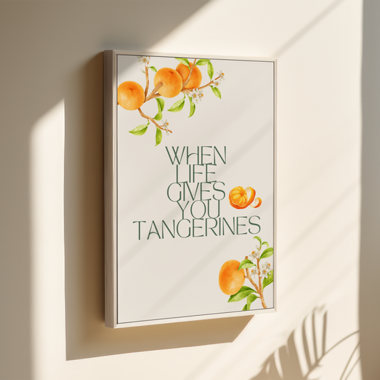 When life gives you tangerines | Kdrama Fan Art Prints
