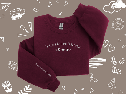 'The Heart Killers' Inspired Embroidery Sweatshirt