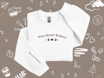 'The Heart Killers' Inspired Embroidery Sweatshirt