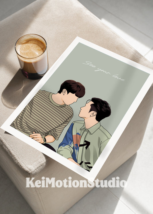 "BL Fanart Poster – 'See your love' A4 Print"