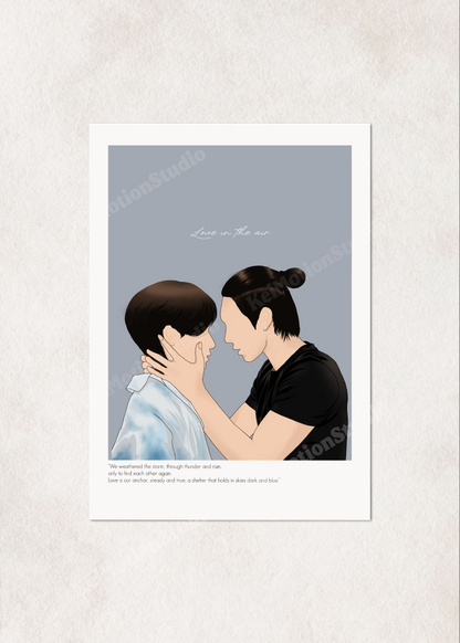 BL Fanart Poster – 'Love In The Air' A4 Print