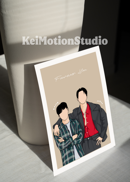 "BL Fanart Poster – 'Fourever You' JohanNorth A4 Print"