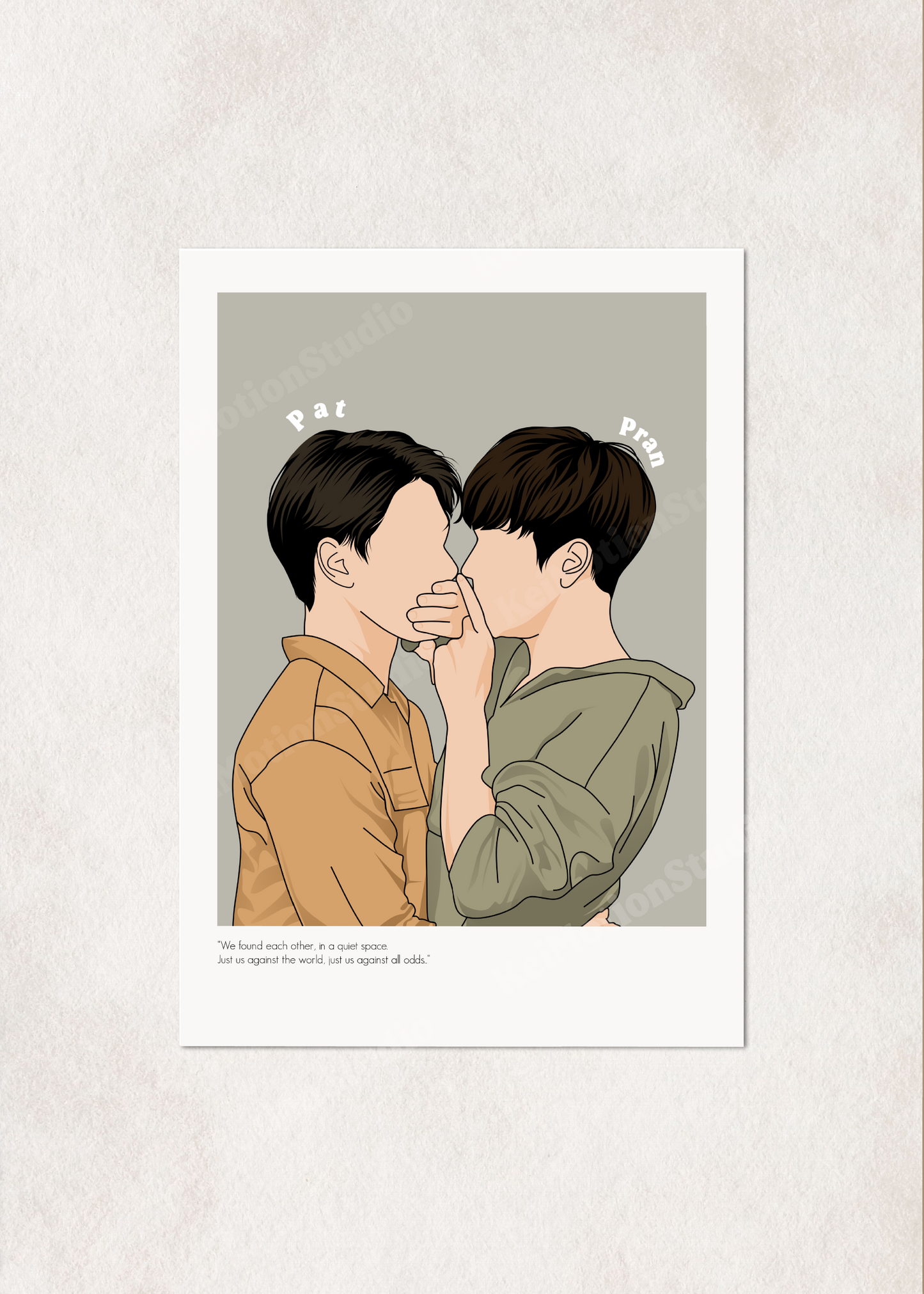 BL Fanart Poster – 'Bad Buddy series' A4 Print