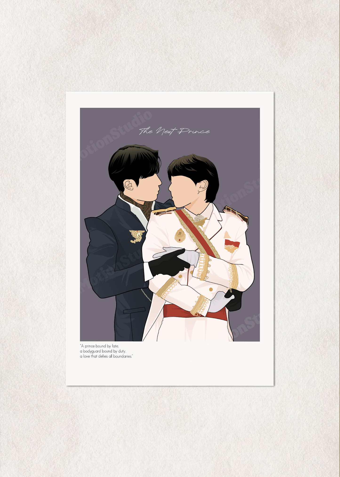 BL Fanart Poster – 'The Next Prince' A4 Print