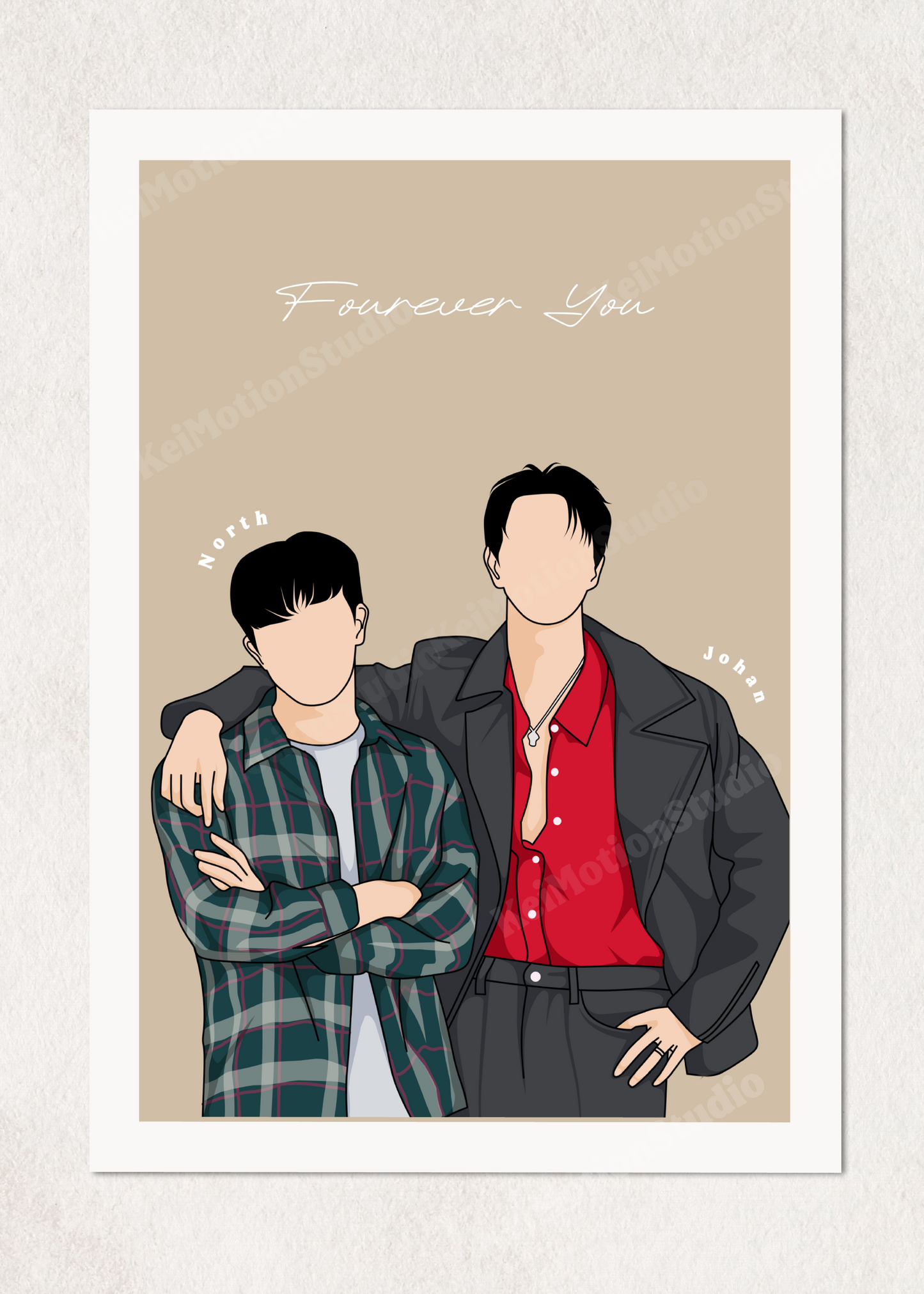 "BL Fanart Poster – 'Fourever You' JohanNorth A4 Print"