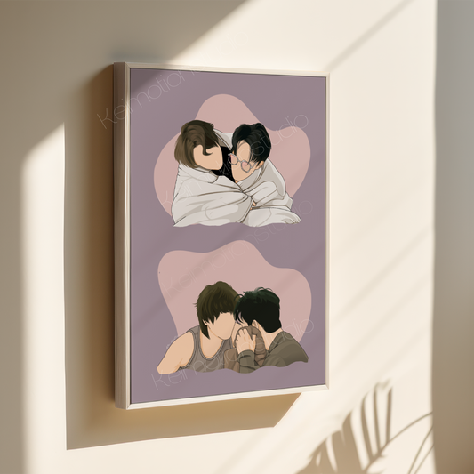 TOP FORM | SmartBoom x Jin Akin | Thai bl Fanart Print