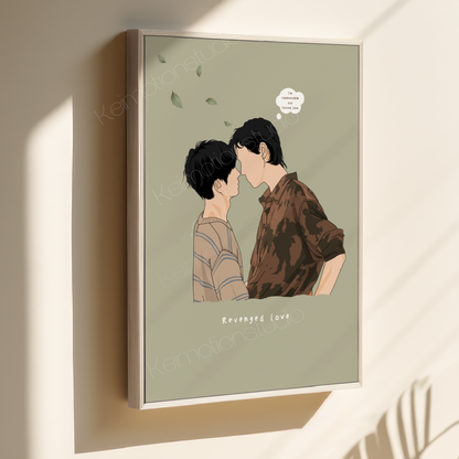 Revenged Love - Boys Love Fanart Print | Guo Cheng Yu x Xiao Shuai | Chinese BL Merch