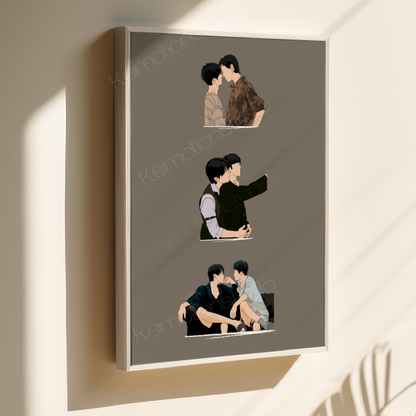 Revenged Love ABO Desire - Boys Love Fanart Print |  Chinese BL Merch